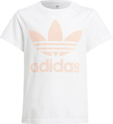 adidas Originals Adicolor T-shirt wit/lichtroze