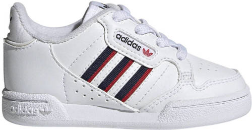 adidas Originals Continental 80 Stripes sneakers wit/donkerblauw/rood