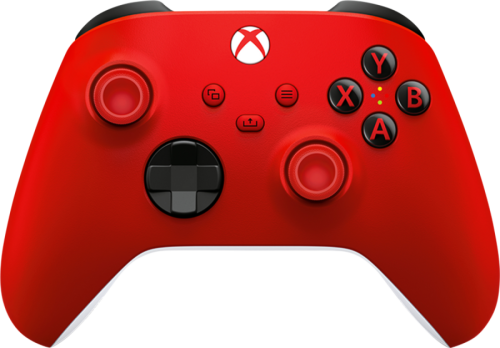 Microsoft Pulse Red Rood Bluetooth/USB Gamepad Analoog/digitaal Xbox, Xbox One, Xbox Series S, Xbox