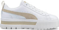 Puma Mayze leren sneakers wit/ecru
