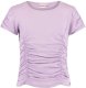 CoolCat Junior T-shirt Elijn met plooien lila