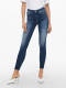 Only skinny jeans ONLBLUSH dark blue denim