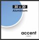 Nielsen Design Nielsen Accent 30x30 aluminium zwart 54126