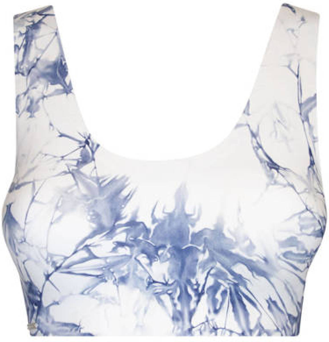 MAGIC Bodyfashion bh zonder beugel Tie-Dye wit/blauw