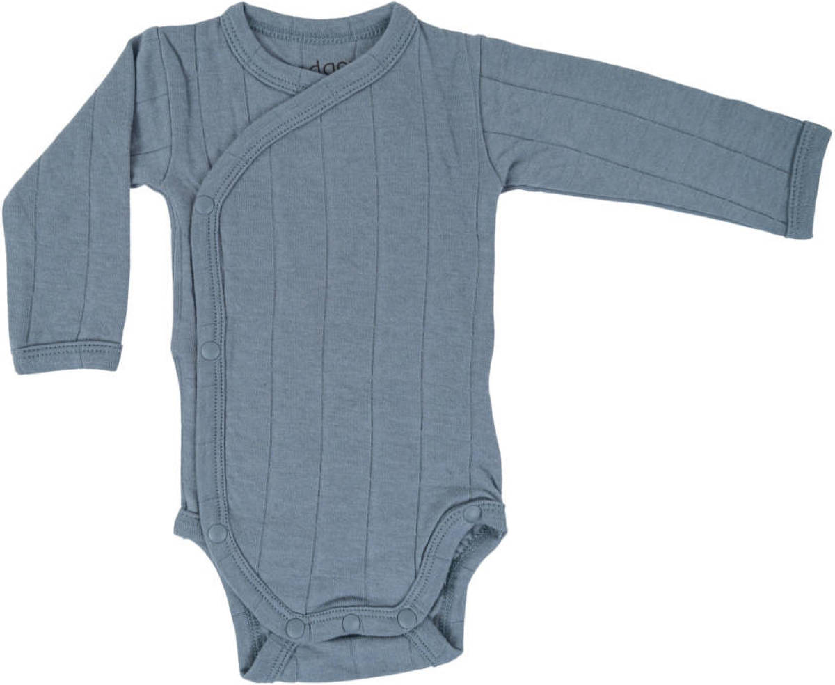Lodger romper lange mouw blauw