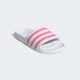 adidas Performance Adilette Aqua badslippers wit/lichtroze