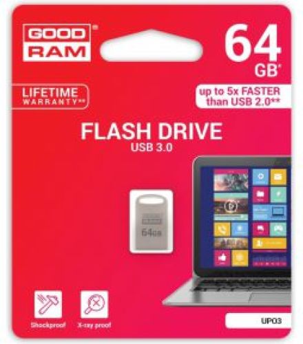 Goodram 64GB USB 3.0 64GB USB 3.0 (3.1 Gen 1) Type-A Zilver USB flash drive