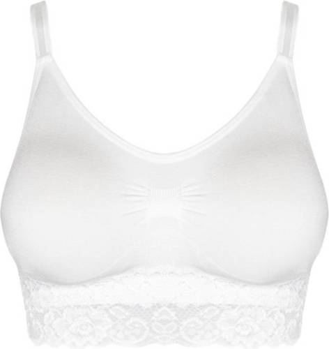 MAGIC Bodyfashion bh zonder beugel Comfort Bra Lace wit