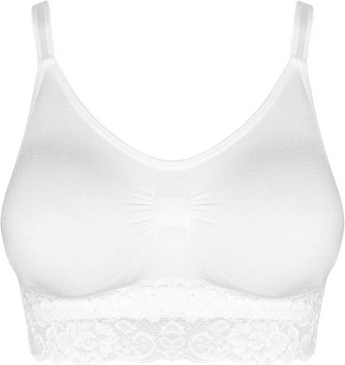 MAGIC Bodyfashion bh zonder beugel Comfort Bra Lace wit