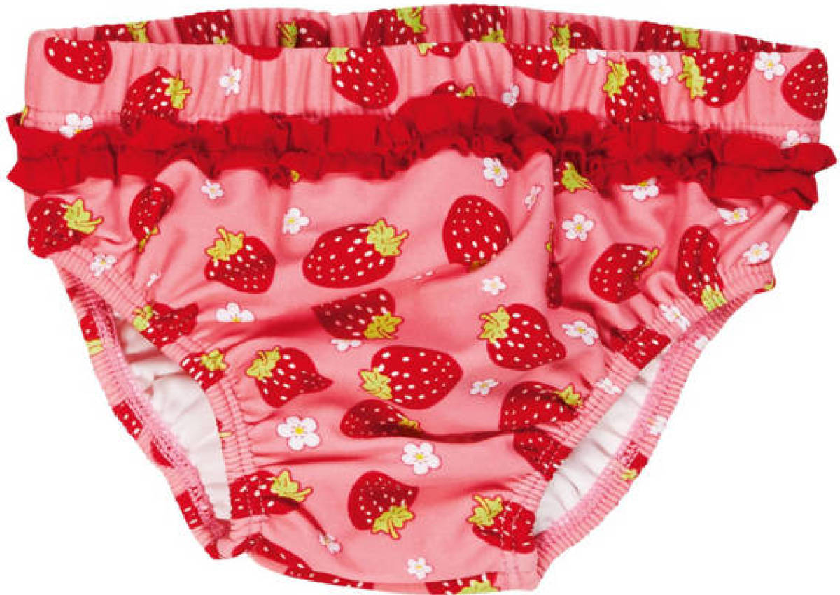 Playshoes Zwemluier Uv-werend Roze Met Aardbeien Maat 74/80