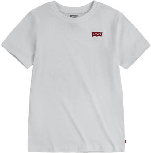 Levi's Kids basic T-shirt Batwing chest met logo wit