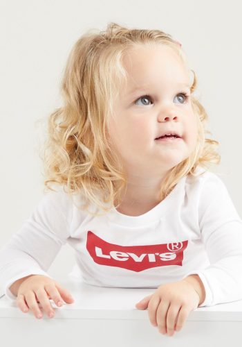 Levi's Kids longsleeve Logo met logo wit
