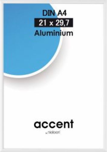 Nielsen Design Nielsen Accent 21x29.7 aluminium zilver DIN A4 52123