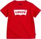 Levi's Kids T-shirt Batwing met logo rood