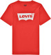Levi's Kids T-shirt Batwing met logo rood