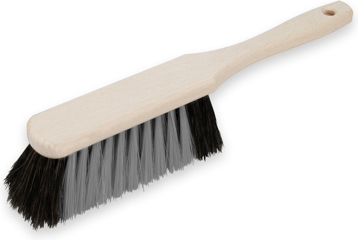 Brumag Houten zachte stoffer/handveger met synthetische haren voor binnen