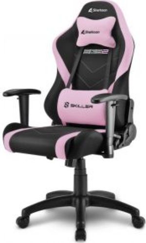 Sharkoon Skiller SGS2 Jr. Universele gamestoel Gecapitonneerde zitting Zwart, Roze