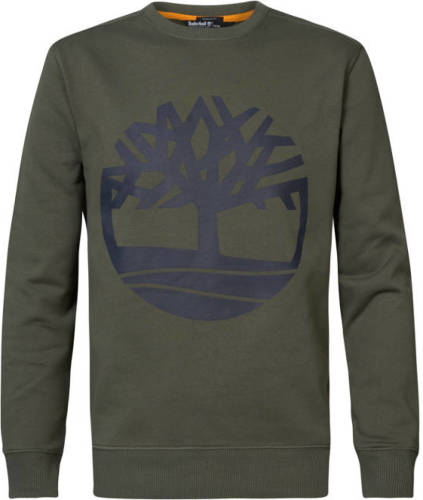 Timberland sweater met printopdruk groen