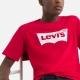 Levi's Kids T-shirt Batwing met logo rood