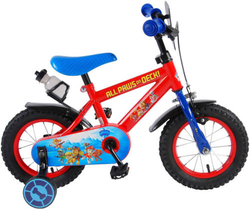 Paw patrol kinderfiets 12 inch Rood
