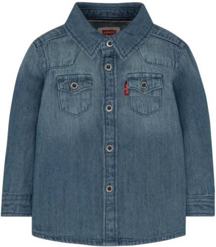 Levi's Kids denim overhemd Barstow western vintage stone
