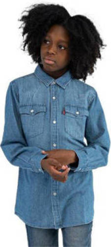 Levi's Kids denim overhemd Barstow western vintage stone