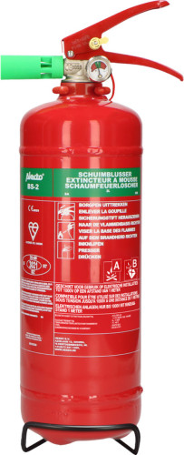 Alecto BS-2 Schuim Brandblusser 2 liter