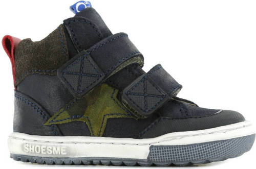 Shoesme EF21W038-A hoge sneakers donkerblauw/multi