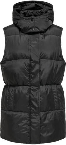Only Gewatteerd Gilet Dames Zwart