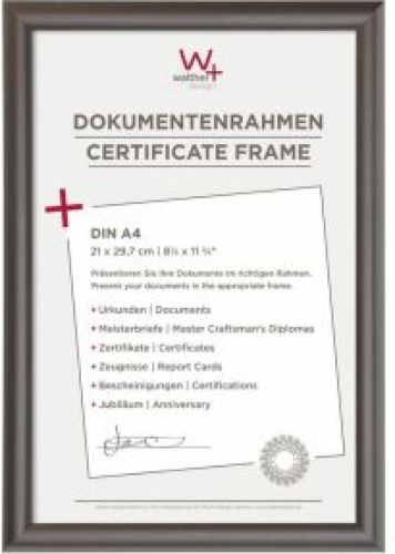 Walther Trendstyle 21x29.7 kunststof staal DIN A4 KP130D