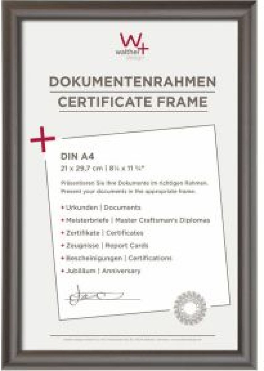Walther Trendstyle 21x29.7 kunststof staal DIN A4 KP130D