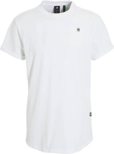G-star Raw regular fit T-shirt van biologisch katoen wit