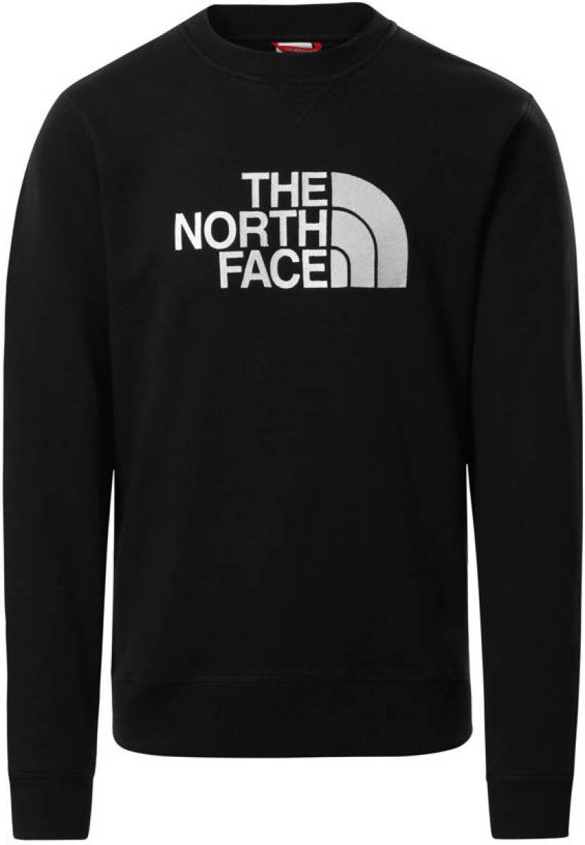 The North Face sweater Drew Peak met logo zwart/wit