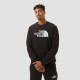 The North Face sweater Drew Peak met logo zwart/wit