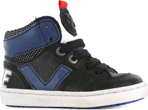 Shoesme UR21W047-C leren sneakers donkerblauw