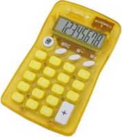 Olympia LCD 825 calculator Pocket Basisrekenmachine Geel