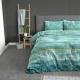 Sleeptime Elegance Zara - Turquoise 2-persoons (200 x 220 cm + 2 kussenslopen) Dekbedovertrek