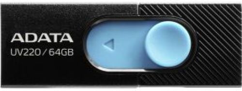 ADATA USB 2.0 Stick UV220 64GB zwart/blauw