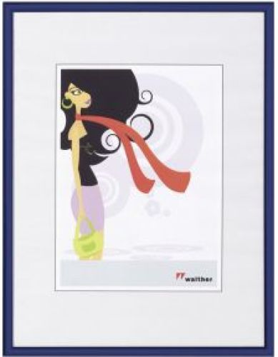 Walther New Lifestyle 21x29.7 Kunststof blauw DIN A4 KV130L