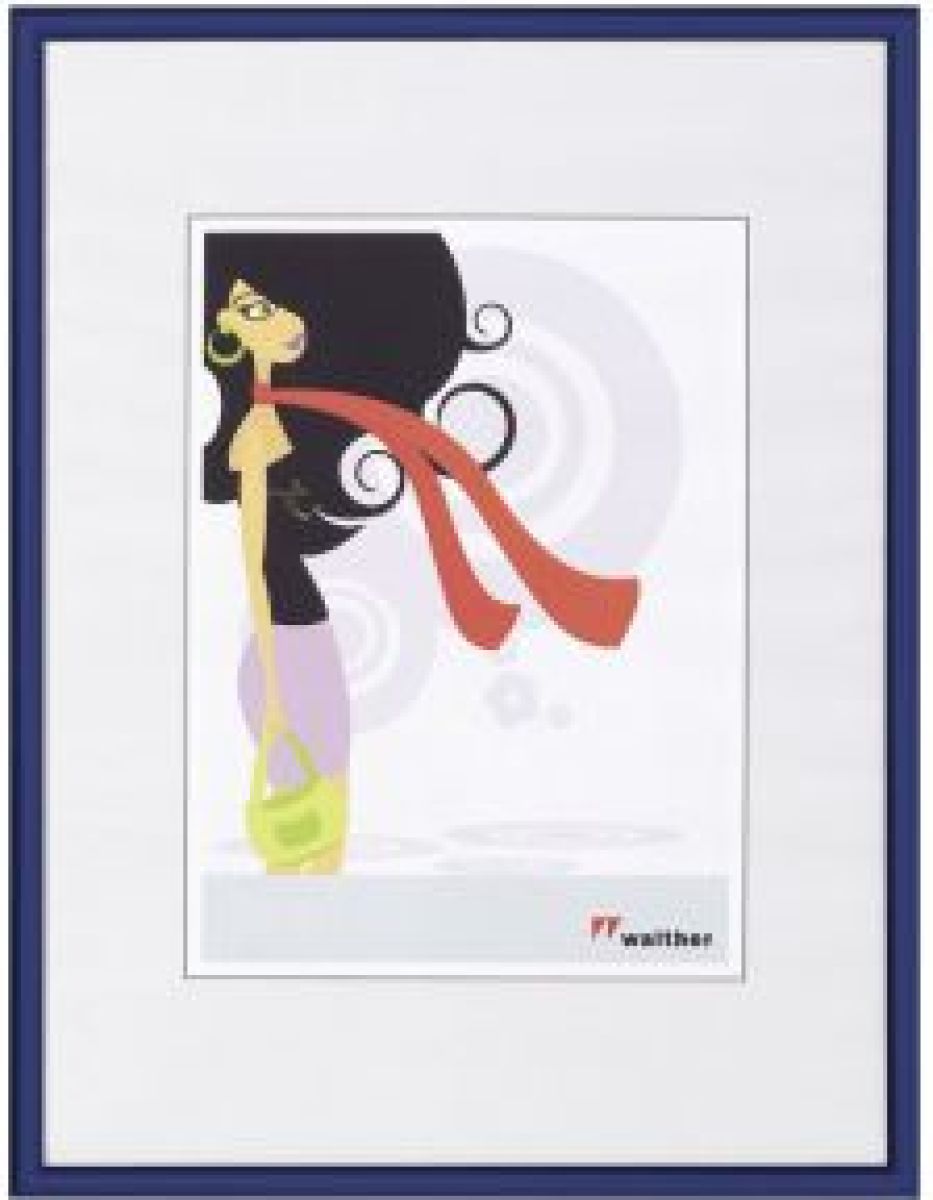 Walther New Lifestyle 21x29.7 Kunststof blauw DIN A4 KV130L
