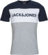 Jack & Jones ESSENTIALS slim fit T-shirt met logo navy blazer