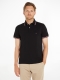 Tommy hilfiger slim fit shirt van biologisch katoen zwart