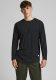 Jack & Jones ESSENTIALS regular fit longsleeve van biologisch katoen zwart