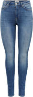 Only high waist skinny jeans ONLFOREVER medium blue denim