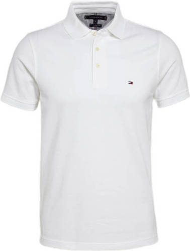 Tommy hilfiger slim fit T-shirt Core 1985 wit