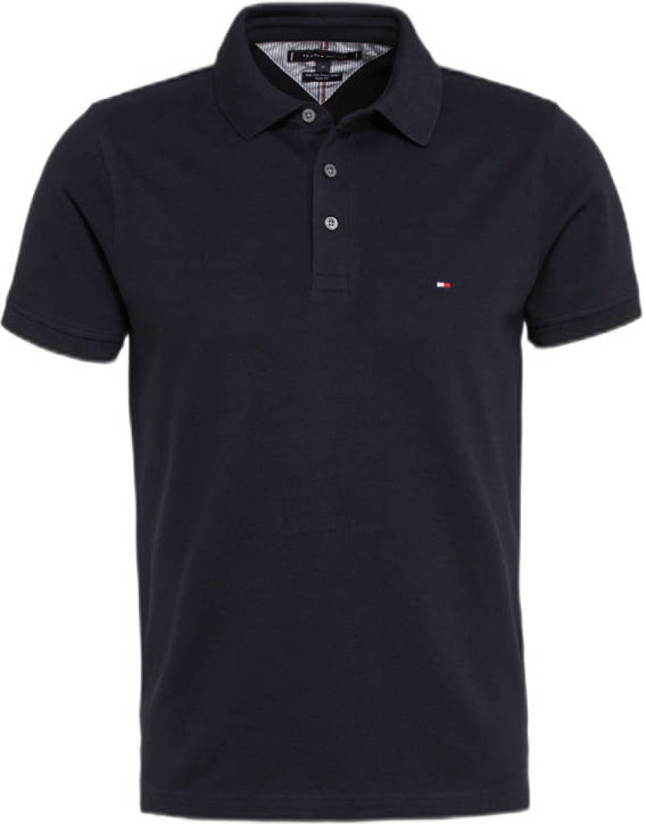 Tommy hilfiger slim fit shirt Core 1985 donkerblauw