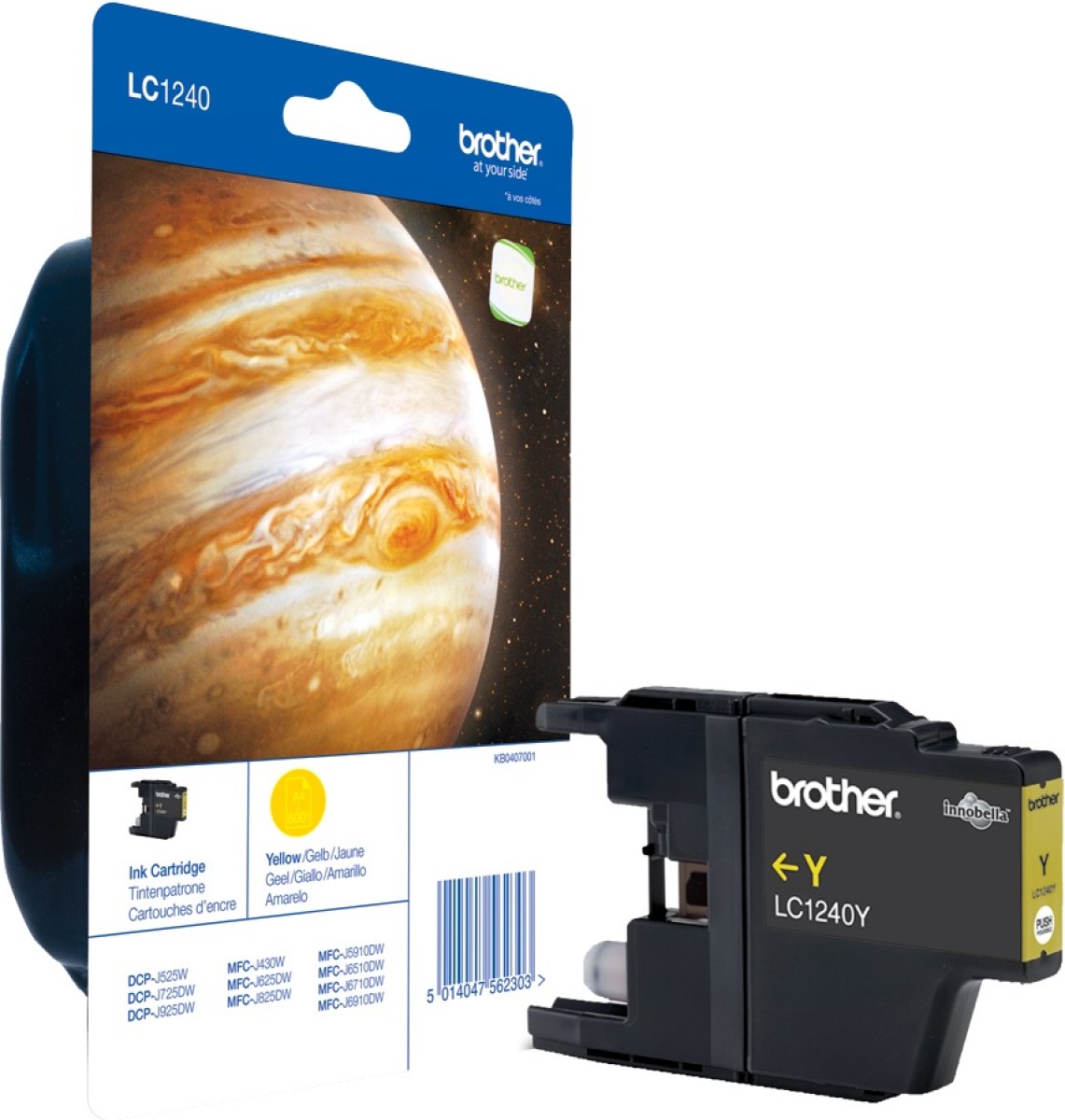 Brother LC-1240Y Inkt Geel