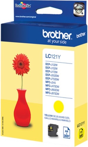 Brother LC-121Y Inkt Geel