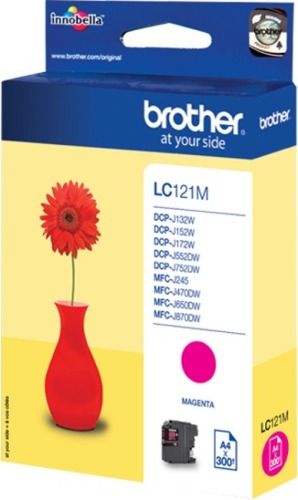 Brother LC-121M Inkt Paars