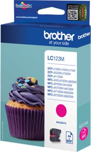Brother LC-123M Inkt Paars